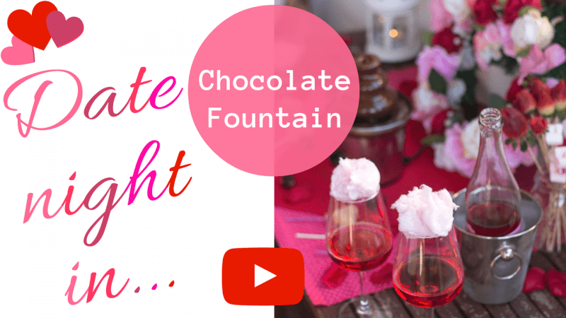 Video Tutorial - DIY Date Night In at Home for Valentines Day or any other romantic celebration!