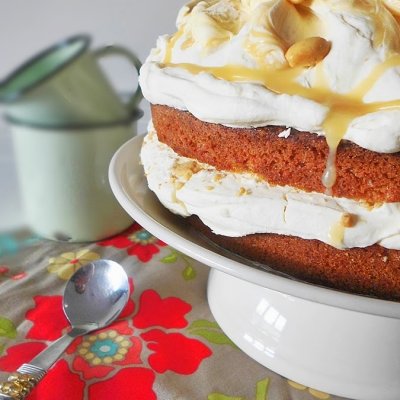 Peanut Butterscotch Cake