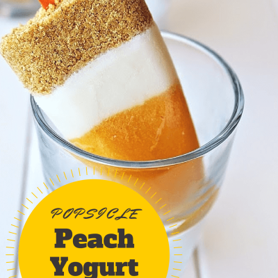 Peach Yoghurt Tart Popsicles