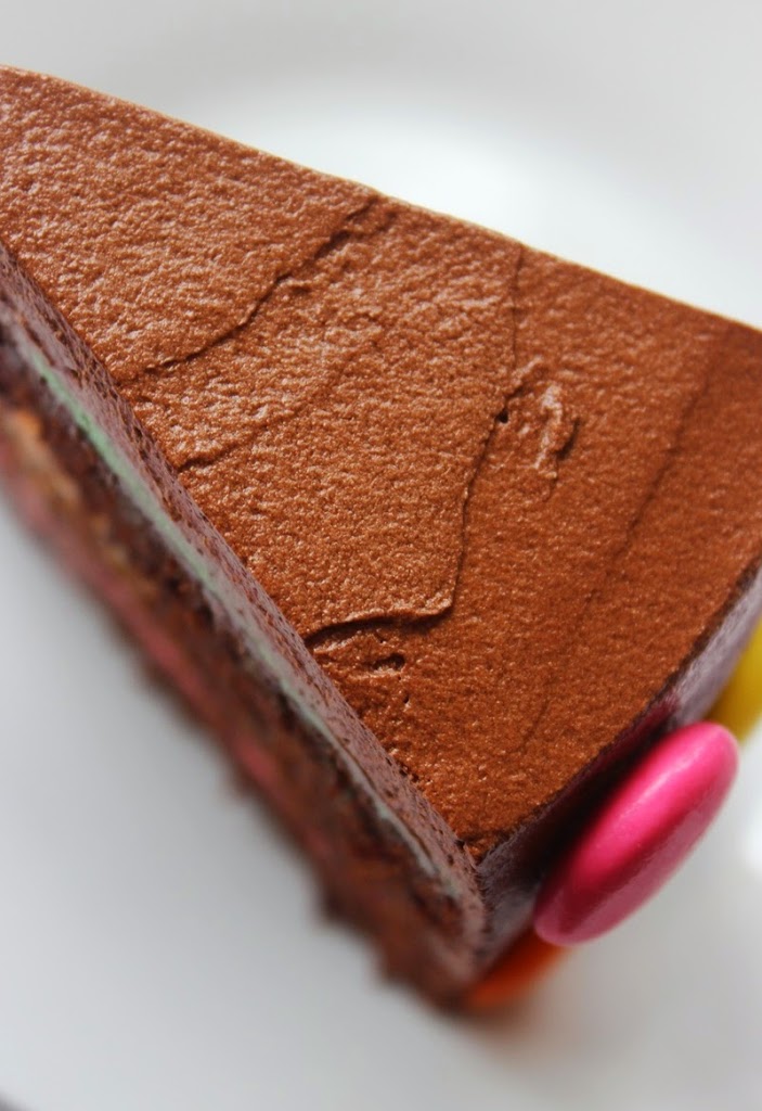 Lacasitos Chocolate Layer Cake