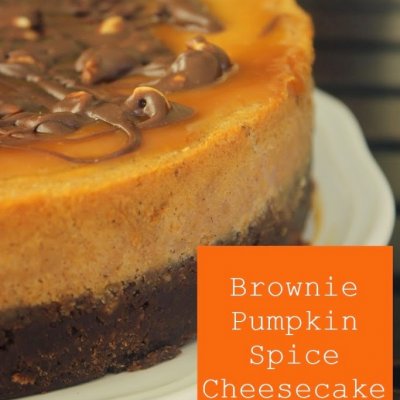 Brownie Pumpkin Spice Cheesecake|Fall Recipe