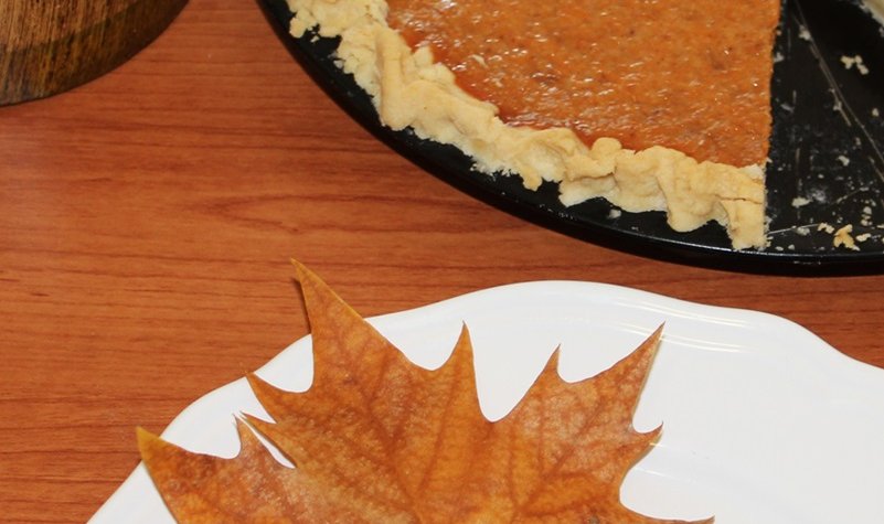 easy pumpkin pie with homemade crust