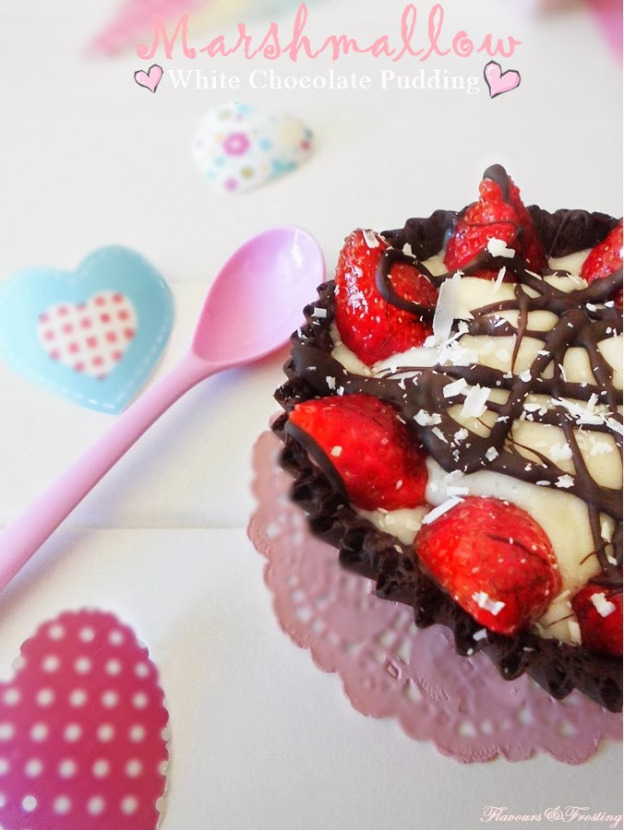 Marshmallow White Chocolate Pudding