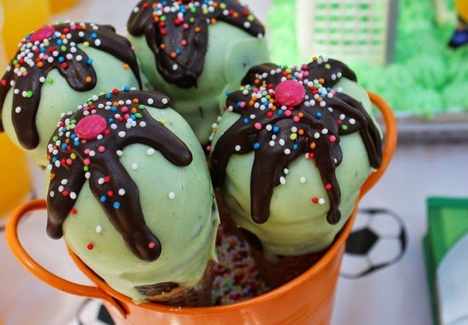 Ice Cream Cone Cake Pops