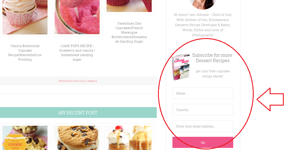 baking cupcakes, recipe ebook, free ebook, free recipe ebook