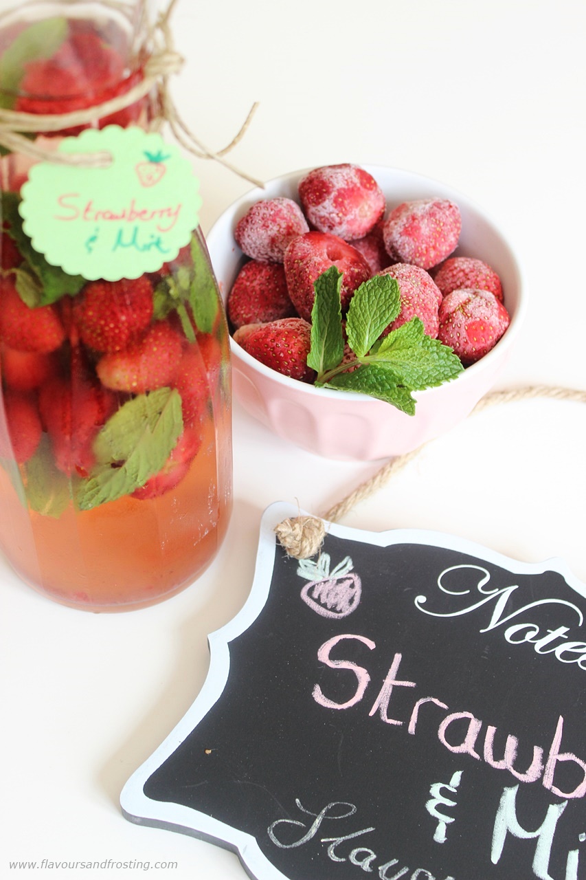 strawberry flavored water recipe