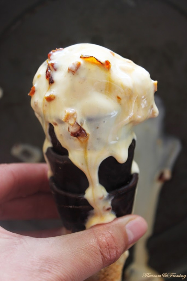 How to make Ice Cream with peanut brittle