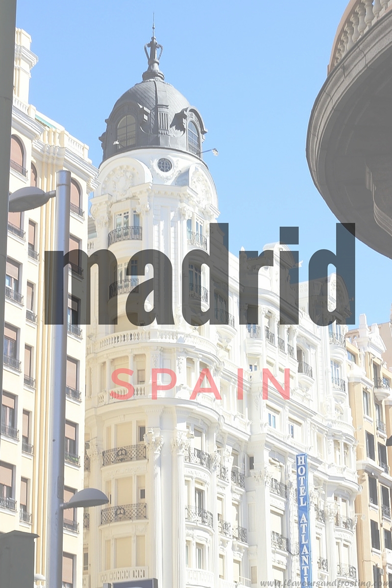 Desserts in Madrid the capital of spain