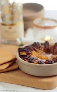 Easy Sweet Potato Pie Dip topped with toasted buttery candied pecans! A great SUBSTITUTION for a SWEET POTATO PECAN PIE but so much easier and faster to make! You will be the talk of the town (or your family) on Thanksgiving Day!