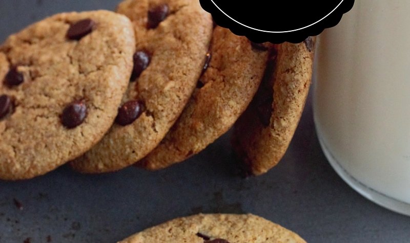 Homemade Gluten Free Chocolate Chip Cookies. The Chocolate Chip Cookies are made with homemade almond flour and taste so good!!