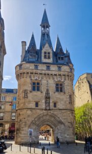 Castle-like gate in Bordeaux France