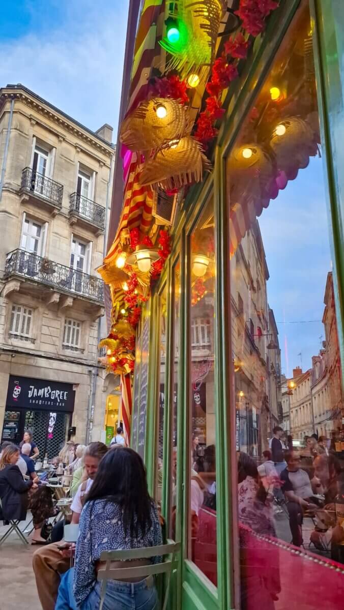 French restaurant in Bordeaux France
