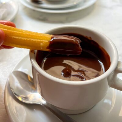 Churros and chocolate in Madrid