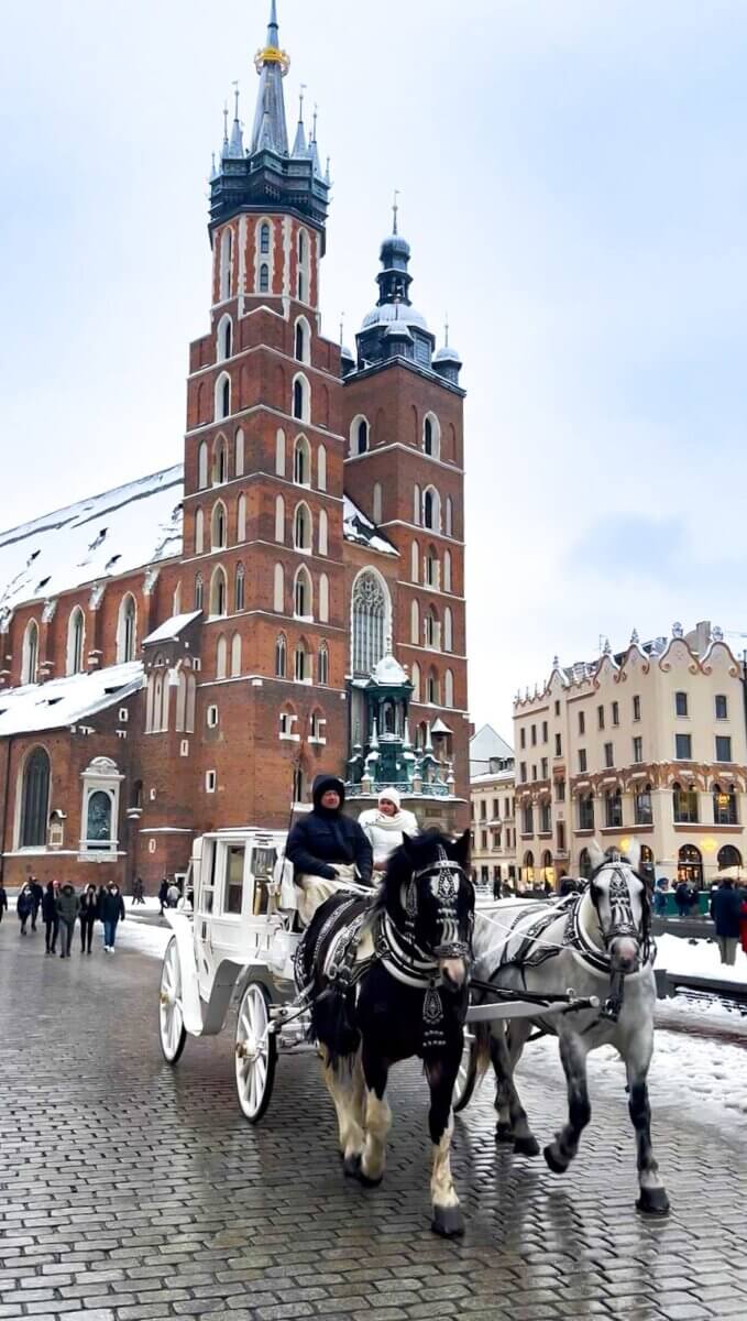 Horse carriage in Krakow. Best Things to Do in Krakow Poland in Winter (For New & Returning Visitors!)