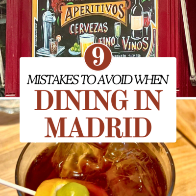 9 Mistakes Tourists Make When Dining in Madrid Spain