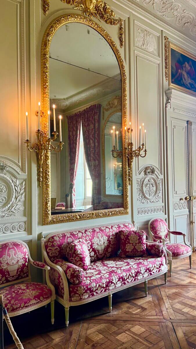15. This is the Salon de Compagnie (Drawing Room) located inside the Petit Trianon on the grounds of the Palace of Versailles